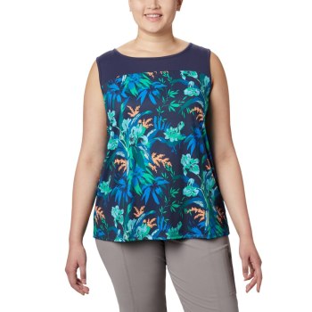 Columbia Tanktop Dames, Chill River Plus Size Donkerblauw, 09FRQONZV